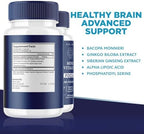 Mind Vitality Focus Brain Supplement, Official Mind Vitality to Boost Focus and Concentration & Avoid Mid-Afternoon Fatigue, Mind Vitality Advanced Formula (120 Capsules) (Pack of 2)