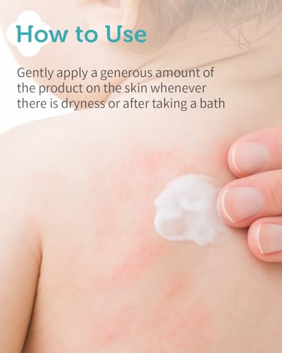 Kids' Barrier Cream - Korean Kids Daily Intensive Moisturizing Cream for Face and Body - Improves Skin Barrier & Soothing Rough Skin with Cica and Panthenol - Allergen Free Scent, 6.09 oz.
