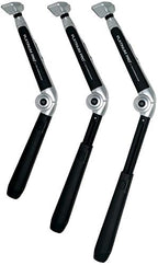 Platinum Pro by MANGROOMER New Back Shaver with 3 Shock Absorber Flex Heads, Power Hinge, Extreme Reach Handle & Bonus Case! (Generation 8.0), 4 Piece Set