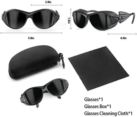 Red Light Therapy Glasses, Eyes Protection for Tanning Goggles, IPL Laser Safety Glasses 200-2000nm, Eye Protection for Red Light Therapy.