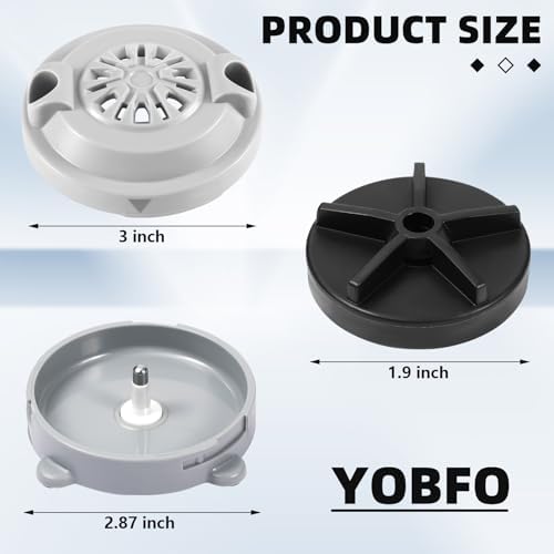 BF-004 Pipeless Magnetic Jet Head Motor,Universal Fit for LURACO Jet Motor Pedicure spa Tubs Chair Part Magnetic Head,Pack of 3