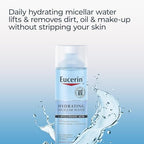 Eucerin Hydrating 3-in-1 Micellar Water, Formulated with Hyaluronic Acid, 6.8 Fl Oz Bottle