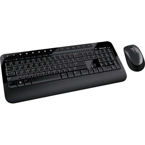 Microsoft Wireless Desktop 2000, Black - Wireless Keyboard and Mouse Combo with Comfortable Palm Rest.
