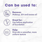 Buf-Puf Gentle Facial Sponge, Dermatologist Developed, Removes Deep Down Dirt & Makeup That Causes Breakouts and Blackheads, Reusable, Exfoliating, 3 Count