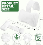 Hot Tub Pillow for Outdoor（2-Pack）, Universal Spa Headrest Pillow for Bathtub, Lounge Chair Pillow, Universal Head and Neck Support Bath Pillow with Adjustable Strap