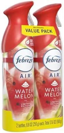 Febreze Odor-Fighting Air Freshener, Watermelon Scent, Pack of 2, 8.8 fl oz each