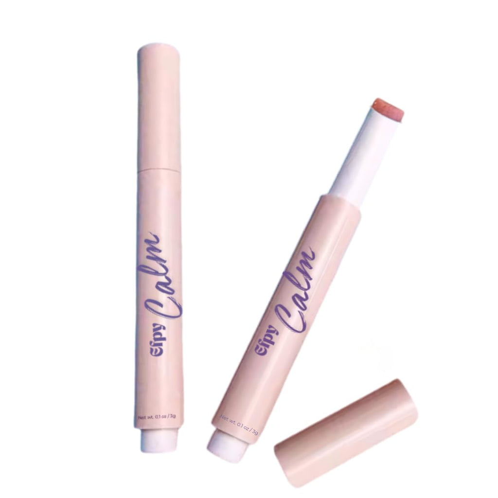 Efpy Micro-Dose Lip Balm | With Vitamins and Wellness Actives | Functional Beauty for Mind, Mood & Energy (Choose Your Formula: Calm, Curb, Perk) (Calm - Lavender & Chamomile)