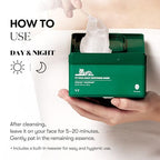 VT COSMETICS Daily Soothing Mask 30ea, Facial Sheet Mask for Moist & Hydrating, 30 Day Supply, Centella Asiatica Face Mask, Instant Calm & Glow, Korean Skincare
