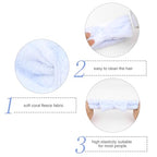Semato 8 Pcs Bachelorette Party Favor Set Bride Spa Headband Bride Headband and Bridesmaid Headband Skincare Headbands for Women Cute Bow Head Bands Party Supplies (1 bride+ 7 blue)