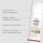 EltaMD UV Restore Tinted Sunscreen for Face SPF 40, Tinted Mineral Sunscreen for Sun Damaged Skin Repair Face, Anti Aging Zinc Oxide Moisturizer Formula, 1.7 oz