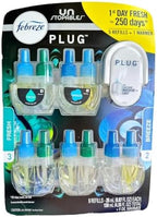Febreze 5 Pack refill plugin oil with Breeze & Fresh scented oil, Pink