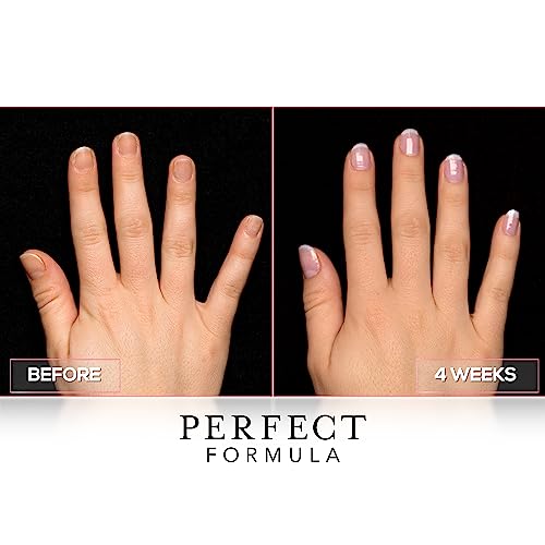 Perfect Formula Clear Gel Coat - Nail Strengthener, Keratin Treatment, Clear Nail Polish - Strengthener for Damaged Nails - Made In The USA .60 fl oz.