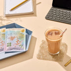 Kola Goodies - Oat Milk Tea Latte - Vegan - Mood Lifter w/Low Caffeine - Made with Loose Leaf Ceylon Tea, Oat Milk Powder, Monk Fruit Sweetener & Raw Coconut Sugar - Ready in 3 Minutes - 10 Sachets