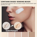 Foundation 4 in 1 - Color Changing Foundation, Medium Spectrum with SPF 50, Hypoallergenic Hydrating Liquid Foundation and Concealer, Long-lasting & Waterproof Natural Finish - 1.06 fl oz - 2 Pack