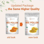 Organic Bee Pollen Granules, 1lb | Pure Fresh Harvest, Natural Superfood, Raw Sweet Flavor | Rich in B Vitamins, Minerals, Protein, & Antioxidants | Keto, Non-GMO