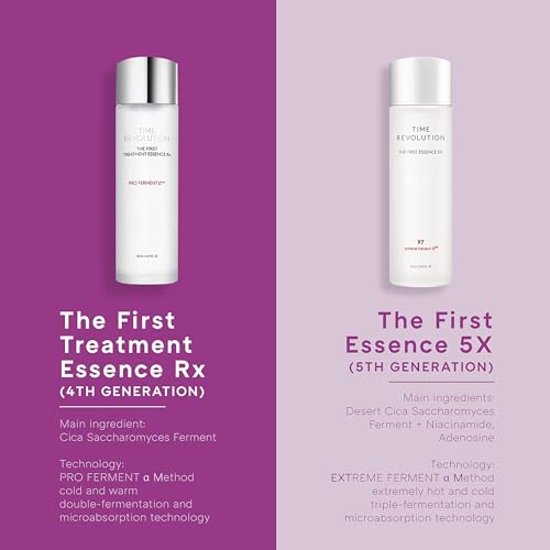 MISSHA Time Revolution The First Treatment Essence RX 150ml - Essence/Toner that Moisturizes and Smoothes the Skin Creating A Clean Base - Amazon Code verified for Authenticity