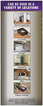 Tomcat Rat & Mouse Killer Disposable Bait Station Advanced Formula for Indoor and Outdoor, 1 Pre-Filled Ready-To-Use Station