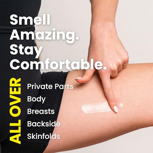 Lady Parts Whole Body Deodorant Lotion for Women - INVISIBLE CREAM for Privates & Full Body - Stop Odor & Stay Fresh - Aluminum Free Feminine Hygiene - Lightly Scented - 4oz (2PK)