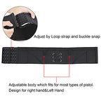 DULRLLY Concealed Carry Gun Leg Holster Universal Gun Leg Holster for Women Thigh Holster Adjustable Ladies Black Pistol Holster