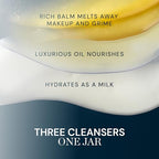 ELEMIS Pro-Collagen Travel Size Cleansing Balm - 3-in-1 Daily Face Cleanser - Melts Away Waterproof Makeup and Sunscreen - Lavender and Chamomile Oil - 20g