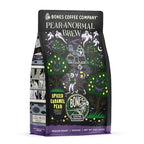 Bones Coffee Company Pear-A-Normal Brew Flavored Coffee Beans, Medium Roast Ground Coffee Low Acid, Caramel & Spiced Pear Flavor (12 oz)