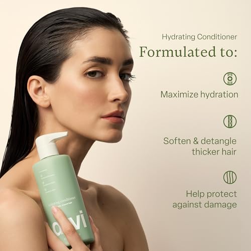 Divi Hydrating Shampoo and Conditioner Set, 2 x 12 oz, Moisturizing for Thicker Hair