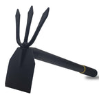 Garden Hoe and Cultivator, Long Heavy Duty Hand Hoe with Tiller, 2 Section Handle, Carbon Steel Blade, Cultivator Hoe Garden Tools for Loosening Soil, Digging
