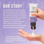 Melatonin + Lavender Magnesium Lotion | 250 mg Magnesium and 3 mg Melatonin per Teaspoon | 6 oz Bottle of Lavender Lotion