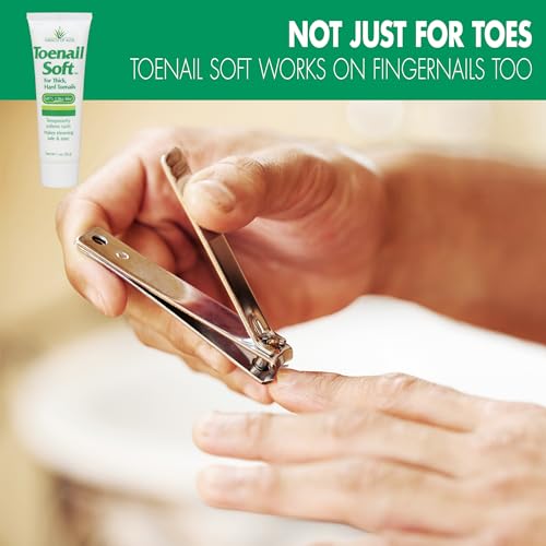 Toenail Soft Temporary Nail Softening Cream for Thick, Hard Toenails with Aloe 1 Oz