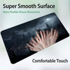 for MTG Game Playmat, for Magic TCG Rubber Play mat,Tabletop Card Playmats with Smooth Surface,Trading Card Inked Game Mat,Battle Game,Fantasy Castle