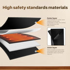 TOREAD PU Far Infrared Sauna Blanket for Relaxation and Detoxification，Portable Sauna Blanket Infrared with Red Light Therapy Suitable for All Body Types