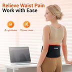 Comfytemp 5000mAh Portable Red Light Therapy Belt for Body, FSA HSA Eligible Near Infrared Light Therapy Wrap, 13W Cordless Flexible Light Wrap for Waist Belly Lower Back Joint Muscle Pain Relief