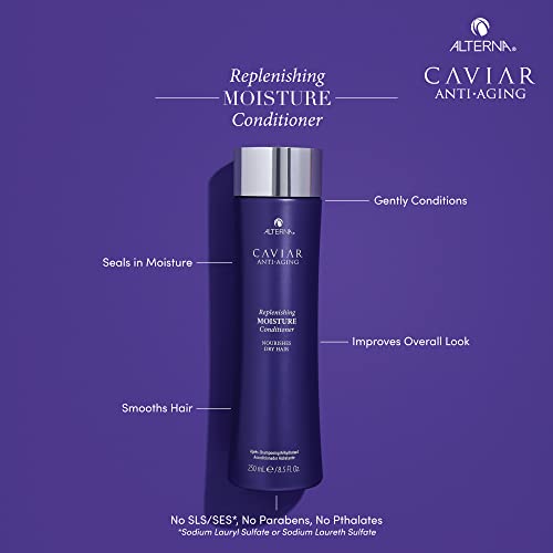 CAVIAR Anti-Aging Replenishing Moisture Conditioner | For Dry, Brittle Hair | Protects, Restores & Hydrates | Sulfate Free