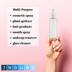 【Made In USA】Plastic Spray Bottle Fine Mist 4 Oz (120ml) – Refillable, Reusable, Portable Sprayer, Travel Size, Leak Proof for Household Use, Essential Oil, Cleaning Solution and Perfume (24 Pack)