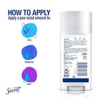 Secret Whole Body Deodorant Stick for Women, Peach & Vanilla Scent, Aluminum Free Deodorant Stick, 72 HR Odor Protection, 2.4 oz