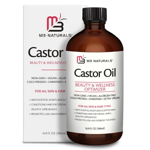 M3 Naturals Magnesium Lotion & Cold Pressed Castor Oil Bundle