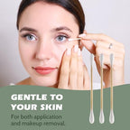 Bamboo Cotton Swabs - 2000 Count - FSC Certified and PETA Approved, Eco Friendly Double Tips, Plastic Free Ear Sticks, All Natural 100% Biodegradable Organic Cotton Buds by Isshah