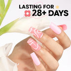 UNA GELLA 504Pcs Medium Square Nail Tips, Acrylic French Pre-shape Matte Full Cover Soft Gel x Nails, Fake Nails for Nail Extension Home DIY Art Salon 15 Sizes Press on False Nails