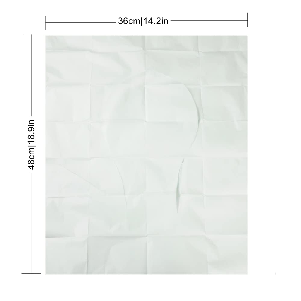 MA CHÉRIE Disposable Toilet Seat Covers, 60 Sheets (6 Packs x 10), Extra Large, Flushable, Travel & Family Friendly