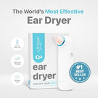 Ear Dryer | USA | Rechargable Ear Water Drying Aid with Red Light Therapy Delivers Gentle Warm Air to The Ear to Combat Annoying Swimmers Ear Infections as an Ear Fluid Remover