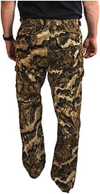 HOT SHOT Men’s Camo Performance Pant, Multi-Pocket Adjustable Waist Pants, Comfortable Year-Round Deer Hunting Gear for Men
