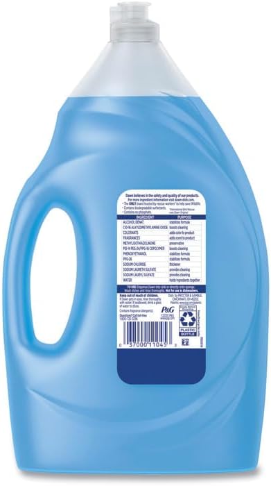 Procter & Gamble 00054 Ultra Liquid Dish Detergent, Dawn Original, 56 Oz Squeeze Bottle, 2/carton