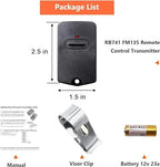 RB741 for Mighty Mule Gate Opener Remote, 318MHZ Gate Remote Control for GTO Gate Openers, 9 Dip FM135 Gate Transmitter for MM371W MM572W etc. Gate Clicker Garage Door Entry Controller (4 Pack)