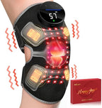 Upgraded Red Light Therapy Knee Brace - Knee Massager with 4 Vibration Areas, 660nm&850nm, Wireless Controller, Near Infrared Red Light Therapy Heated Device for Knee Elbow Shoulder Pain