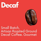 Sarasota Coffee Whole Bean Decaf | Dark Roast Gourmet Decaffeinated Coffee Beans | Low Acid, Mold Free, Specialty Grade Bulk Beans | 5lb (80 oz)