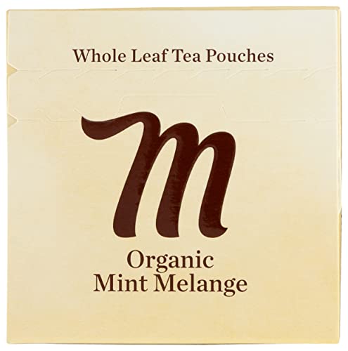 Mighty Leaf Tea Organic Mint Melange Hand-Stitched Tea Bags, 15 ct