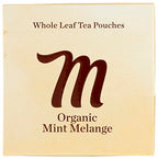Mighty Leaf Tea Organic Mint Melange Hand-Stitched Tea Bags, 15 ct