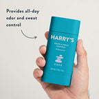 Harry's Mens Deodorant Antiperspirant, Odor & Sweat Control Antiperspirant for Men - Stone Scent, 3 Count