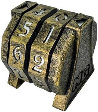 NERD GEAR Commander Essentials Kit - Ultimate Accessory for MTG Commander EDH - MTG Command Zone Tray - Health Counter - Spin Down Dice - Dry Erase Tokens (Ancient Bronze)