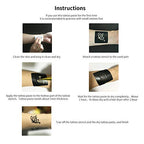 11 Sheets total 84 Tattoo Patterns, 6 Pcs 3 Color (Brown Black Maroon) Temporary Tattoo Kit, Tattoo Stencils Kit